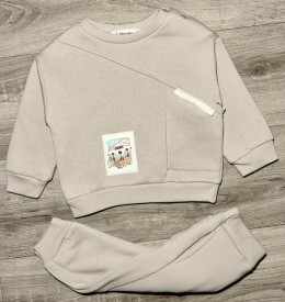 Костюм Bebico "Літак" бежевий, хлопчик 9-12-18-24 місяців