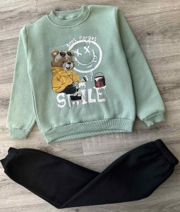 Костюм Aybeyce Kids '''Smile''' зелений (м'ятний/бірюзовий), хлопчик 9-10-11-12 роки