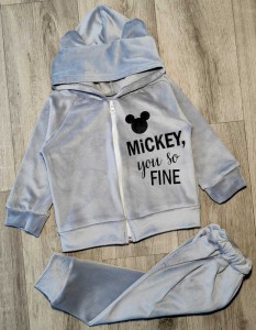 Костюм "You fine" серый, унисекс 1-2-3 лет