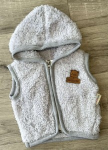 Жилет Story Baby "Ведмедик" сірий, хлопчик 6-9-12-18 місяців