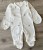 Человечек "Лапки", белый, унисекс 0-3 месяцев, фото