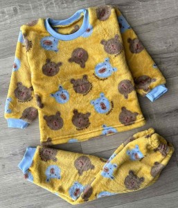 Пижама " Beer" коричневый(светлый), мальчик 1-2-3-4-5 лет