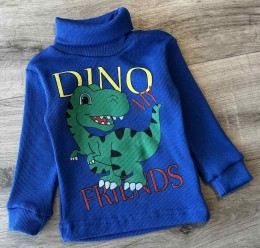 Водолазка "Dino" синий(темный), мальчик 1-3-5-7-9 лет