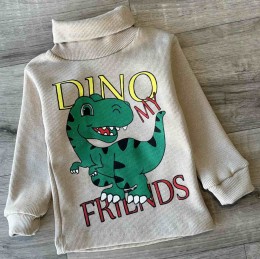 Водолазка "Dino" бежевый, мальчик 1-3-5-7-9 лет