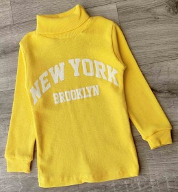 Водолазка "New York" желтый, унисекс 3-5-7-9-10 лет