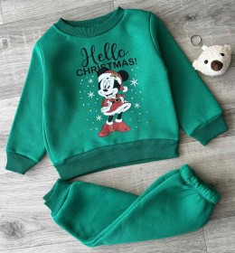 Костюм Aybeyce Kids '''Hello Christmas!''', зелений, дівчинка 1-2-3-4 роки