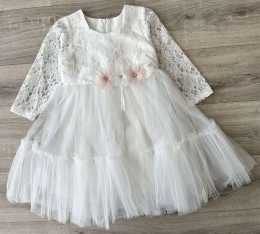 Сукня Azra "Квіточки", білий, 3-4-5-6 років