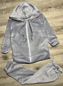 Костюм "Велюр" серый, унисекс 3-5-7-9 лет