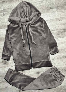 Костюм "Велюр" коричневый, унисекс 3-5-7-9 лет