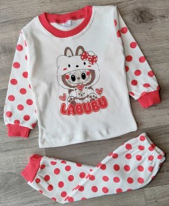 Піжама Supermini "Лабубу+кітті" червоний, дівчинка 1-2-3 роки