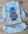 Пижама Supermini "Baby Happy" голубой 2, мальчик 1-2-3 года, фото