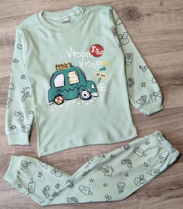 Піжама Supermini "Vroom" зелений, хлопчик 4-5-6 років