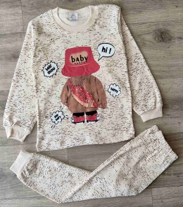 Піжама Supermini "Baby Happy" бежевий 2, хлопчик 4-5-6 років