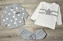 Костюм Minitix "Звездочка" серый(темный), мальчик 9-12-18-24 месяцев