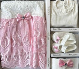 Комплект Baby Biss "Трояндочки" рожевий, дівчинка 3-6 місяців