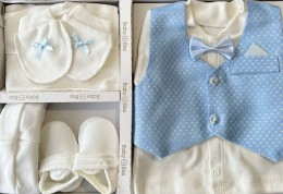 Комплект Baby Biss "Classic"  блакитний, хлопчик 0-3 місяців