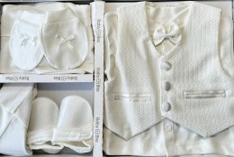 Комплект Baby Biss "Classic" білий, хлопчик 0-3 місяців