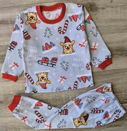 Піжама "Новорічна" сіра, хлопчик 2-3-4-5-6 років