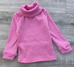 Водолазка "Однотонная" розовый, девочка 3-4-5-6-7 лет