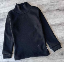 Водолазка  "Однотонна", чорний, унісекс 7-8-9-10 років