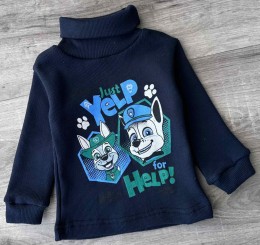 Водолазка "Патруль " синій(темний)2, хлопчик 1-3-5-7-9 років