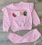 Костюм Benzer "Love" рожевий, дівчинка 9-12-18 місяців, фото