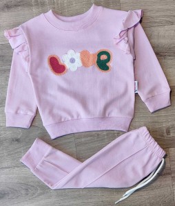 Костюм Benzer "Love" фиолетовый (сиреневый), девочка 9-12-18 месяцев