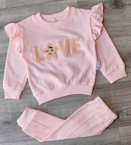 Костюм Benzer "Love 2" персиковый, девочка 9-12-18 месяцев