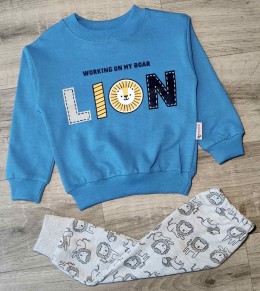 Костюм Benzer "Lion" синий, мальчик 9-12-18 месяцев