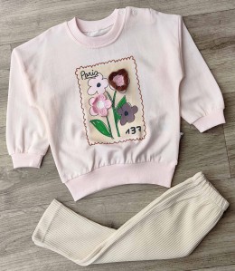 Костюм Anilco "Pario" рожевий, дівчинка 6-12-18-24 місяців