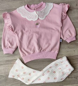 Костюм Anilco "Полуниця" рожевий, дівчинка 6-12-18-24 місяців