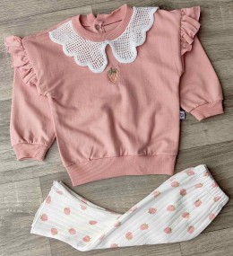 Костюм Anilco "Полуниця" коричневий (теракотовий), дівчинка 6-12-18-24 місяців