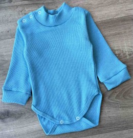 Боди «Однотонный» голубой, мальчик 6-9-12-24 месяцев