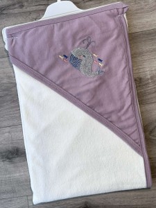 Полотенце Ramel "Кит" фиолетовый, девочка 80*90