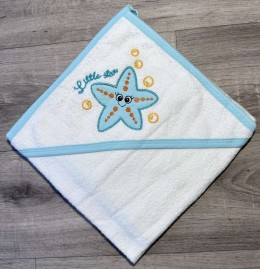 Полотенце Ramel "Звездочка" зеленый (мятный/бирюзовый) 2, унисекс 75*80