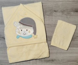 Полотенце Ramel "Медвежонок" желтый, унисекс 100*100