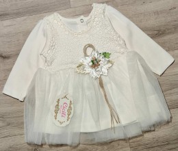 Сукня "Квіточка" білий, дівчинка 9-12-18 місяців