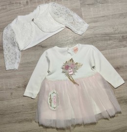 Сукня "Листочок" рожевий, дівчинка 9-12-18 місяців