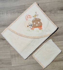 Полотенце Ramel "Божья коровка" оранжевый,унисекс 80*80