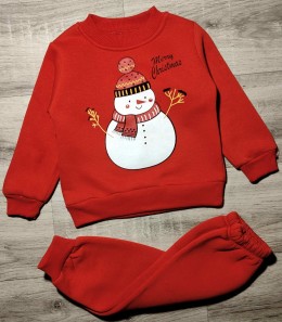 Костюм Aybeyce Kids '''Сніговик''', червоний, унісекс 1-2-3-4 роки