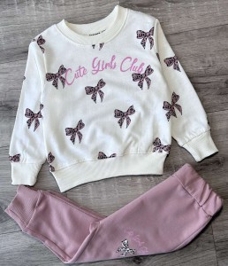 Костюм Partner "Cute Girls Club" коричневый(терракотовый), девочка 9-12-18-24 месяцев