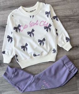 Костюм Partner "Cute Girls Club" фиолетовый, девочка 9-12-18-24 месяцев