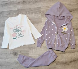Костюм Partner "Ромашка" фиолетовый, девочка 9-12-18-24 месяцев