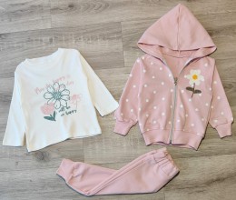 Костюм Partner "Ромашка" розовый, девочка 9-12-18-24 месяцев