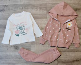 Костюм Partner "Ромашка" коричневый(терракотовый), девочка 9-12-18-24 месяцев