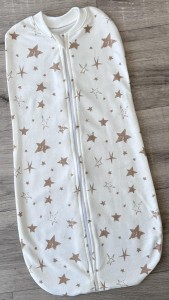 Кокон «Звезды» белый, унисекс 0-3 месяцев