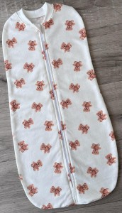 Кокон «Мишки 2» белый, унисекс 0-3 месяцев