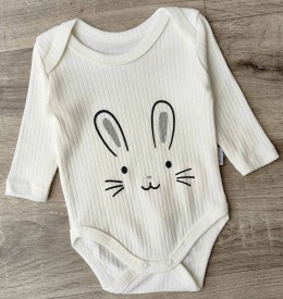 Боди Findik "Зайка" белый, девочка 3-6-9-12-18 месяцев