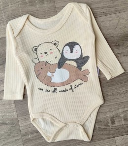 Боди Findik "Sea ​​animals" молочный, унисекс 3-6-9-12-18 месяцев