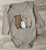 Боди Findik "Bear cubs" серый, мальчик 3-6-9-12-18 месяцев, фото